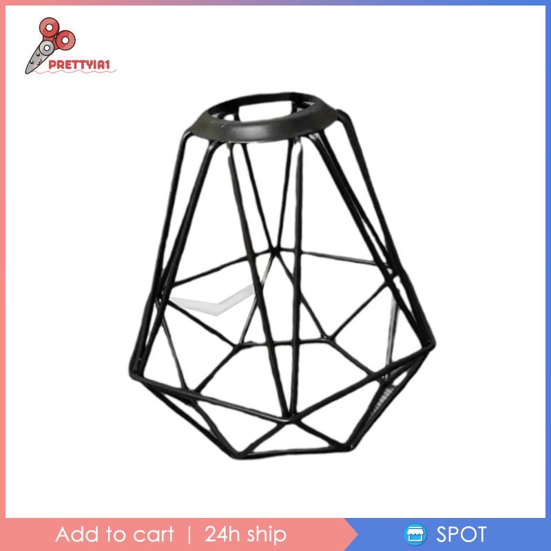 [Prettyia1] Lưới Rỗng Bọc Đèn Treo Trần Nhà Bảo Vệ Phong Cách Cổ Điển