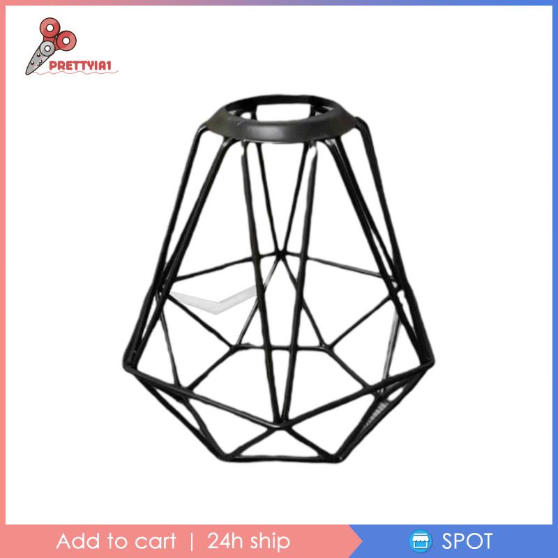 [Prettyia1] Lưới Rỗng Bọc Đèn Treo Trần Nhà Bảo Vệ Phong Cách Cổ Điển