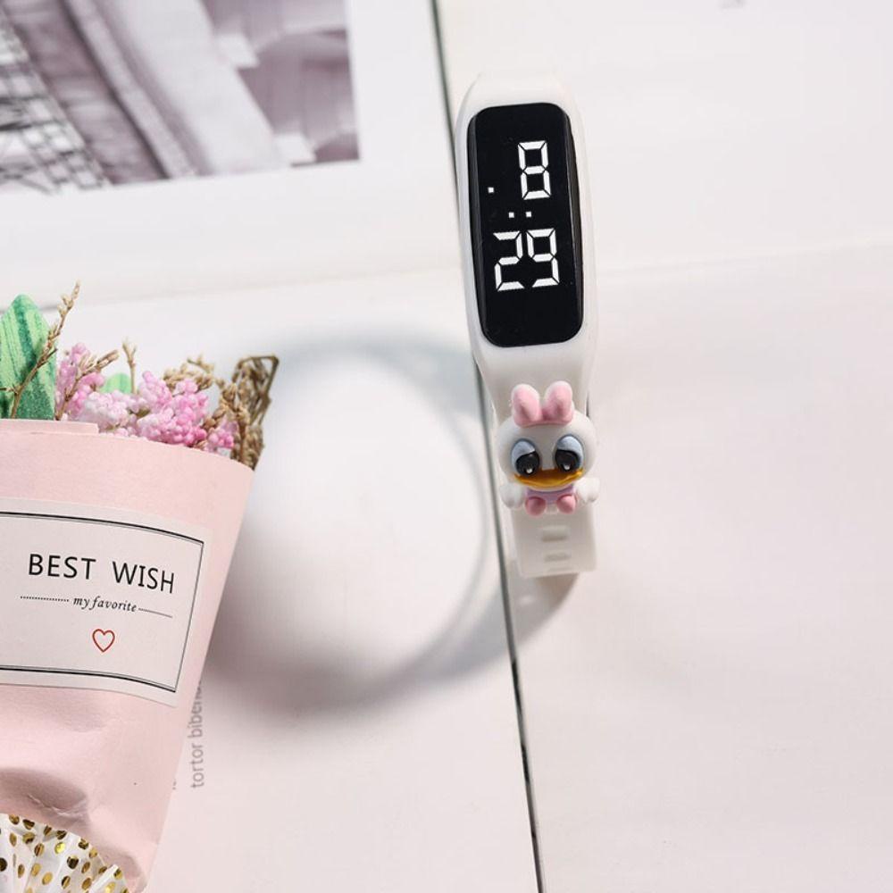 Anemone Đồng Hồ Đeo Tay Điện Tử LED Hình Búp Bê Người Nhện Đường Kính 16mm Chống Thấm Nước Dây Ruy Băng Mỏng Hình Chữ Nhật Thể Thao Cho Nam Và Nữ