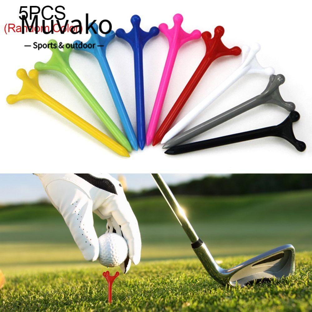 MUVAKO Bộ 5 Dụng Cụ Luyện Tập Đánh Golf Bằng Nhựa Tiện Dụng