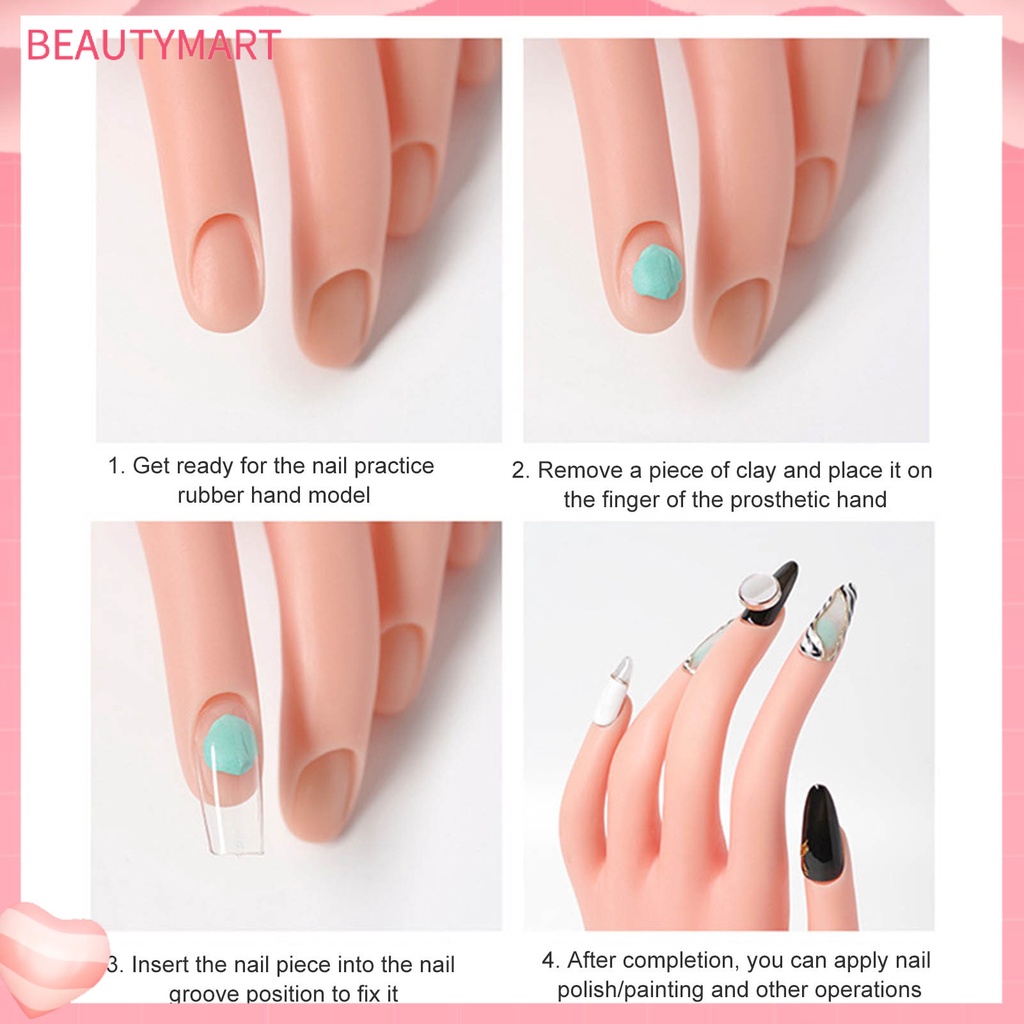 Mô Hình Bàn Tay Trái Bằng Cao Su Linh Hoạt Dễ Sử Dụng Cho Người Mới Bắt Đầu