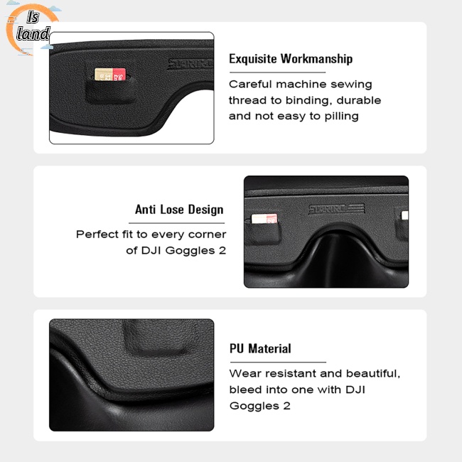 Vỏ PU Bảo Vệ Chống Bụi Chống Trầy Cho Kính Máy Bay Điều Khiển Dji Avata Goggles 2