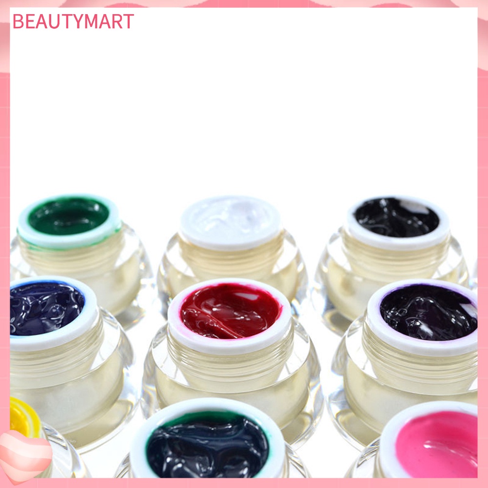 Bộ 12 Màu Sơn Móng Tay Acrylic UV 3D DIY Nghệ Thuật Dành Cho Nữ