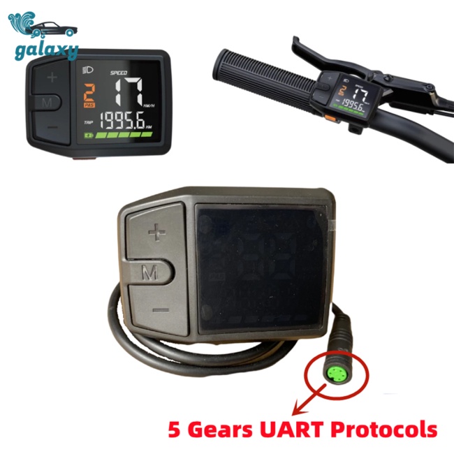 Galaxy Đồng Hồ Đo Tốc Độ Bafang-dz41 Hd Chống Nước Ip65 Màn Hình Lcd Cho Bafang Bbs01 Bbs02