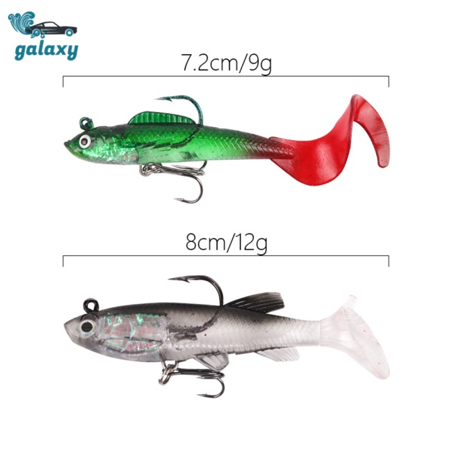 Galaxy Set Mồi Câu Cá Giả 9g 12.5g Nhiều Màu Sắc Kèm Móc Câu Tiện Dụng