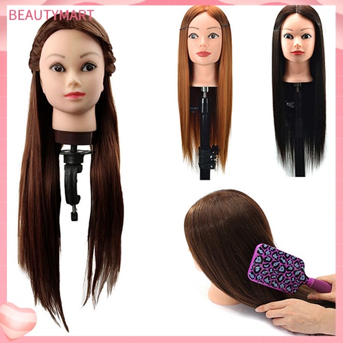 Đầu Ma Nơ Canh Kèm Tóc Giả Để Tập Luyện Trang Điểm Làm Đẹp Cho Nữ