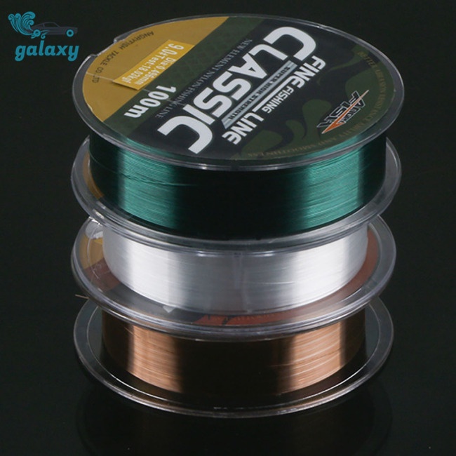 Galaxy Cuộn Dây Câu Cá Chuyên Dụng 100m 0.8-12# Cuộn Dây Nylon Mềm Siêu Bền Dùng Làm Trang Sức Diy