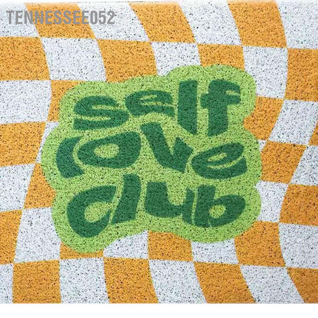 Tennessee052 Checkerboard Nhà Bếp Thảm Có Thể Giặt Hành Lang Nhập Chống Trơn Trượt Lối Vào Chạy Cho Gia Đình Hàng Văn Phòng
