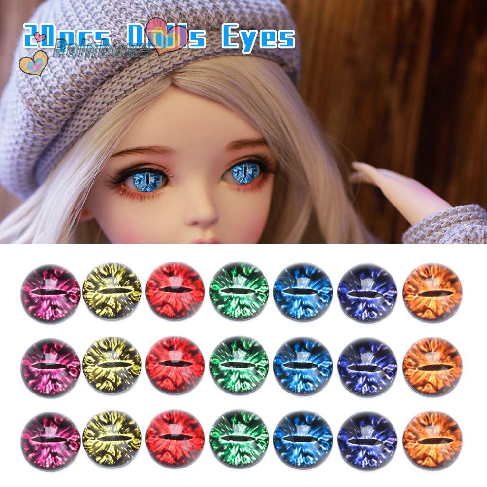 RAINBOW Set 20 / 10 Cặp Mắt Động Vật Giả Cho Búp Bê