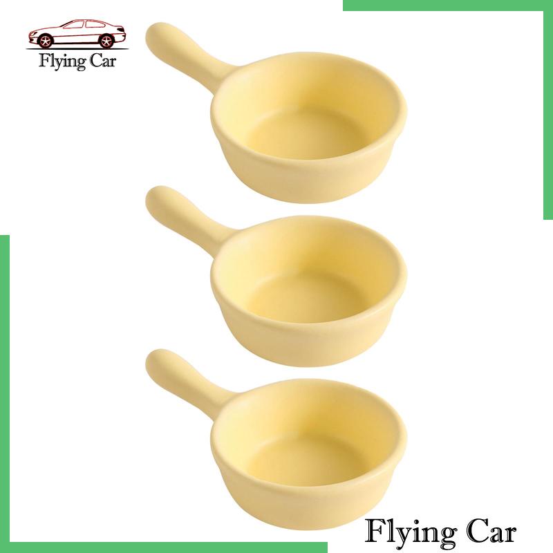 Set 2 Đĩa Sứ Đựng Nước Sốt Tiện Dụng Mang Theo Du Lịch Dã Ngoại