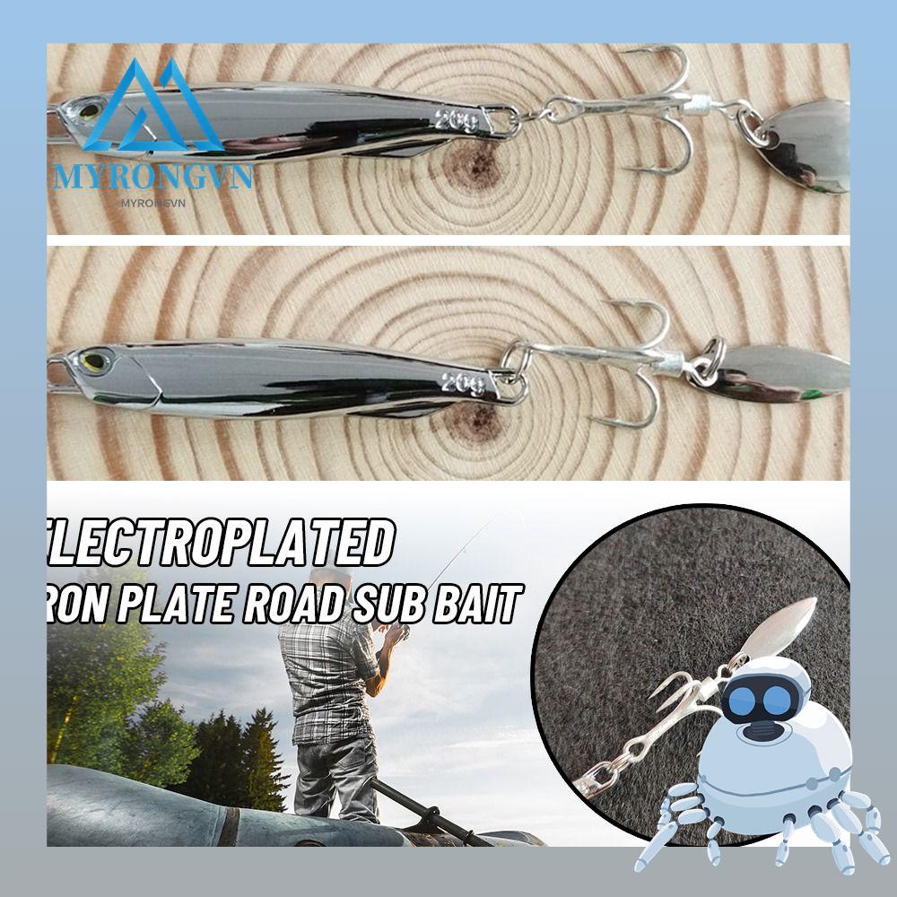 MYRONGVN Bộ 2 Chì Câu Cá Bằng Kim Loại Mạ Điện Nhiều Màu Sắc 15g 20G 30G