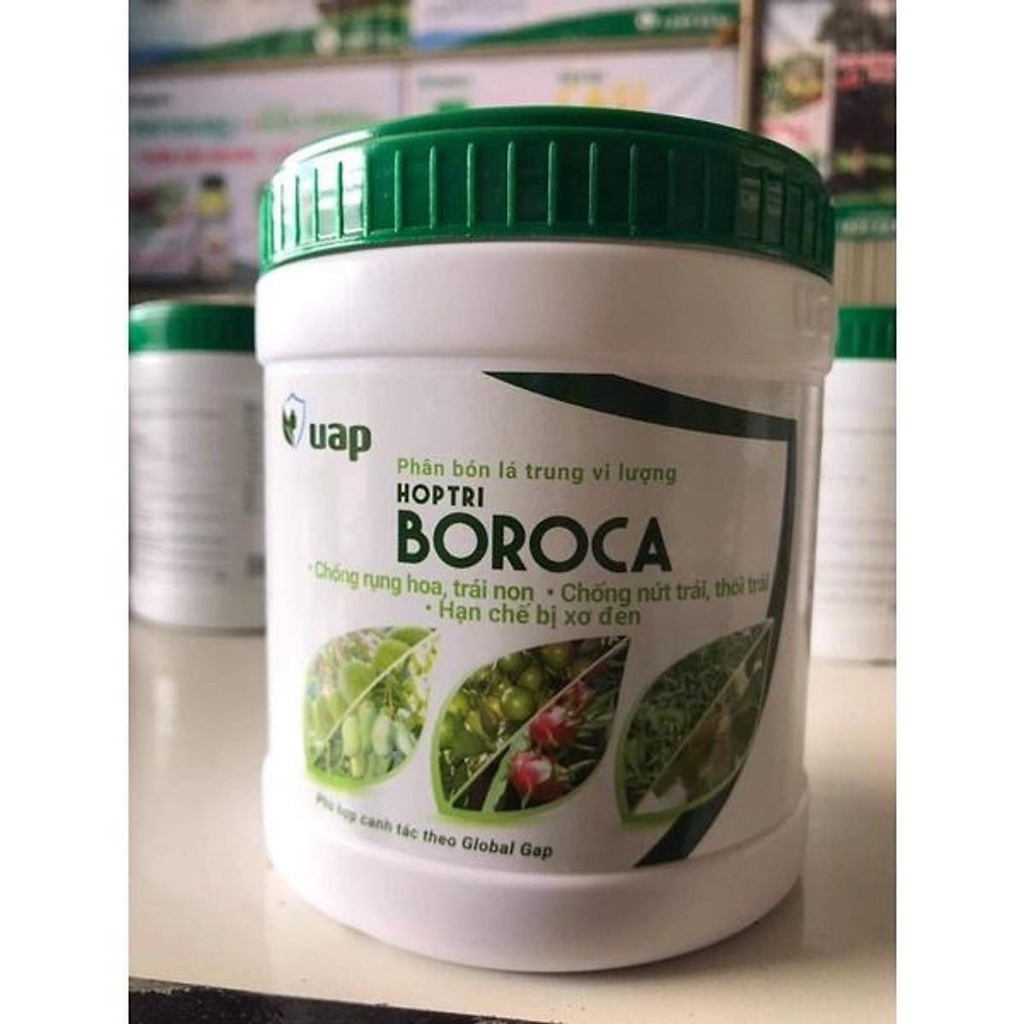 Hợp Trí Boroca hủ 250gr - Chống rụng hoa, rụng trái, nứt trái, thối trái (được kiểm tra hàng coby360)