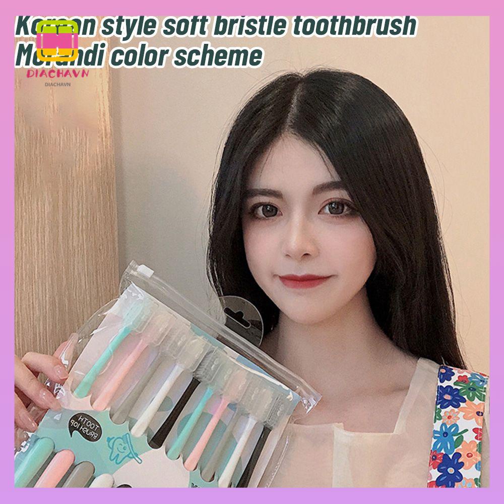 DIACHAVN Bàn Chải Đánh Răng Lông Mềm Chăm Sóc Răng Miệng