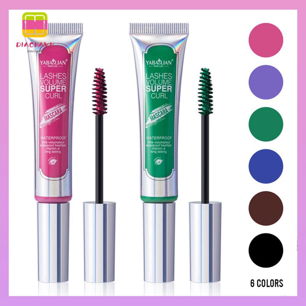 DIACHAVN Mascara Chuốt Mi 6 Màu Tùy Chọn Chống Nước Nhanh Khô Tiện Dụng