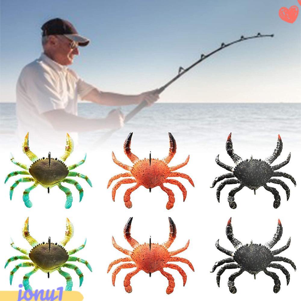 JONYE Mồi Câu Cá Mềm Hình Con Cua 3D