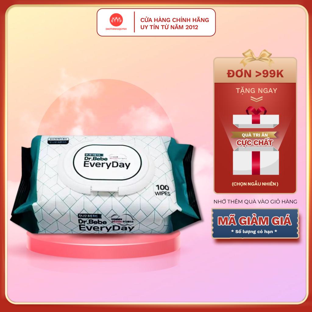 Khăn Ướt Tẩy Trang Dr.Bebe everyDay Chính Hãng Hàn Quốc 100 Miếng