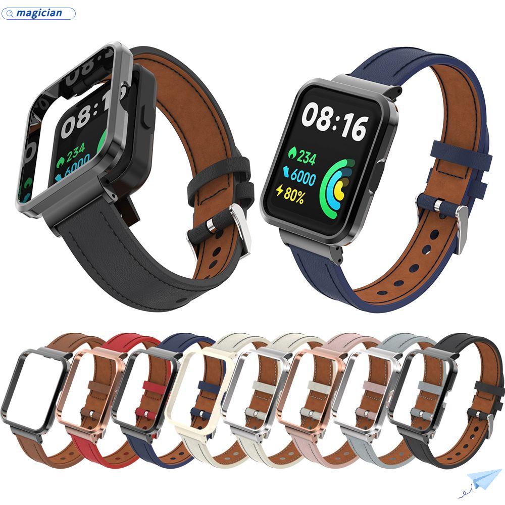 MAG Dây Đeo Bằng Da Mềm Cho Đồng Hồ Thông Minh Redmi Watch 2 Lite