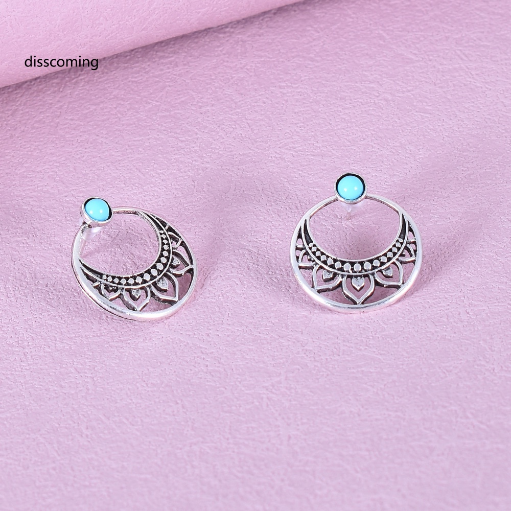 Áo Thun In Hình SL SL SL SL Thời Trang Cá Tính| Bông Tai Mạ Bạc Đính Ngọc Lam Phong Cách Âu Mỹ Cổ Điển Thời Trang Cho Nữ