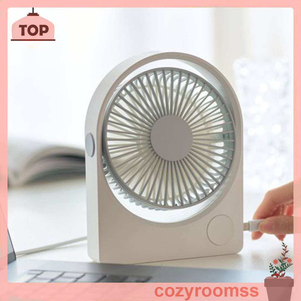 Quạt Để Bàn 2000mAh Có Thể Sạc Lại 9 Tiếng Tiện Dụng