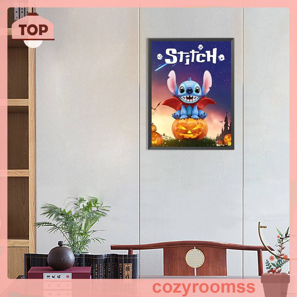 Bộ Tranh Đính Đá 5D Họa Tiết Hoạt Hình Độc Đáo DIY Dùng Trang Trí Nhà Cửa