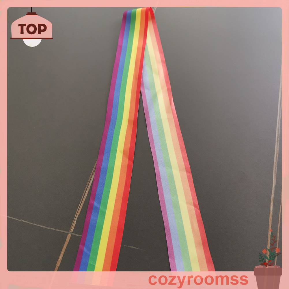 Set 5 Cuộn Dây Ruy Băng Màu Sắc Cầu Vồng Lgbt