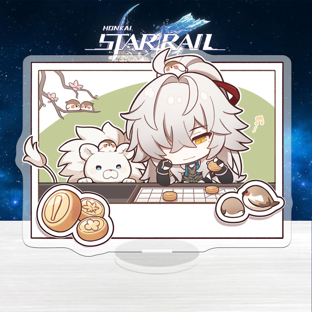 Standee Honkai Star Rail, mô hình Seele, Bronya, JingYuan, Kafka, Blade, Himeko, Bailu và các nhân vật khác