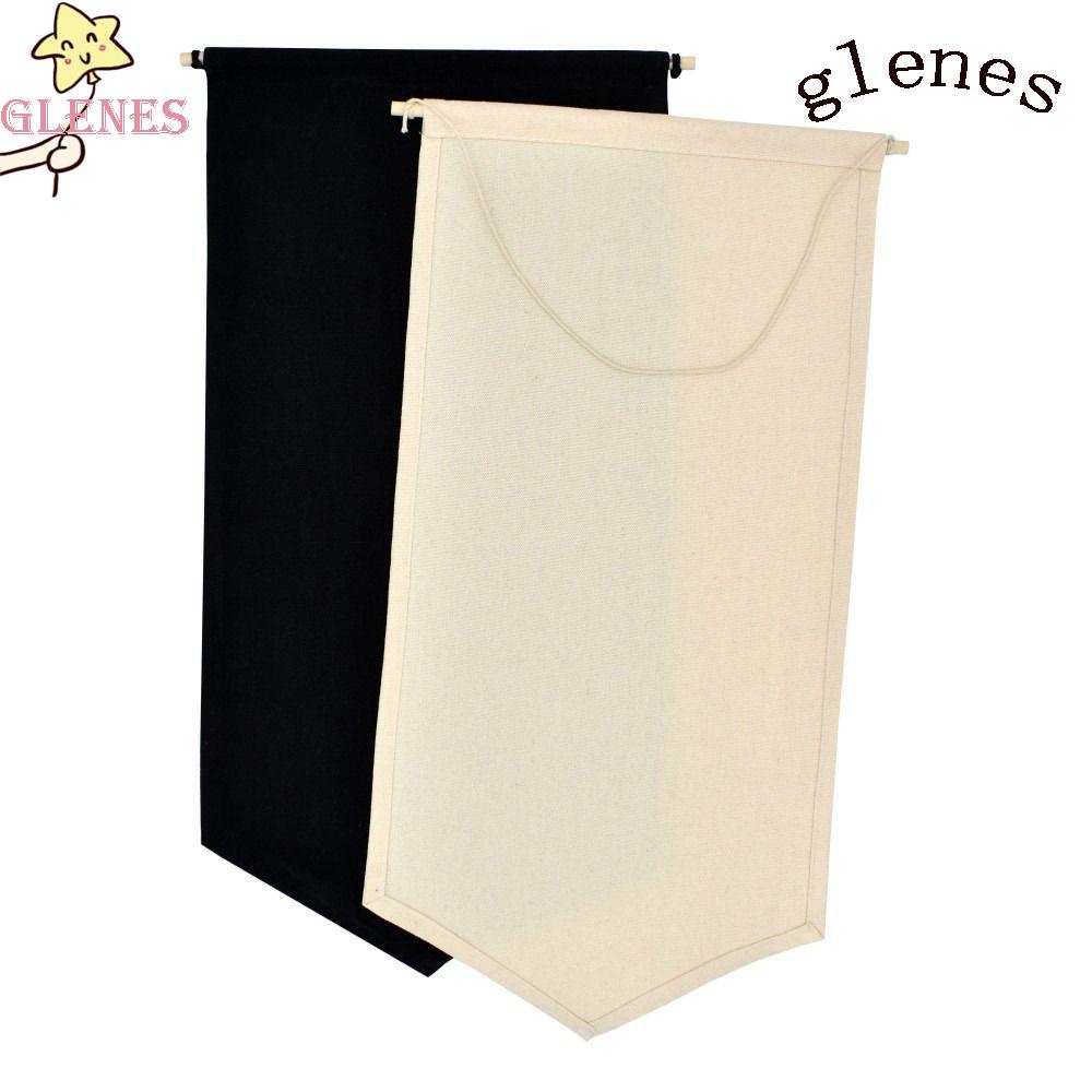 GLENES Giá Đỡ Treo Huy Hiệu Bằng Vải Bạt Trơn Đa Năng Trang Trí