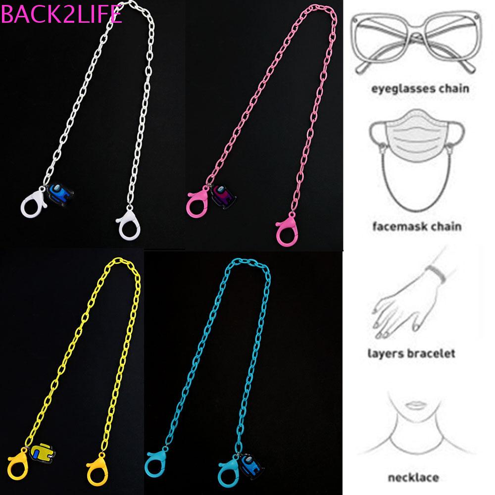 BACK2LIFE Dây Đeo Mắt Kính Bằng Nhựa Acrylic Dễ Thương Cho Bé