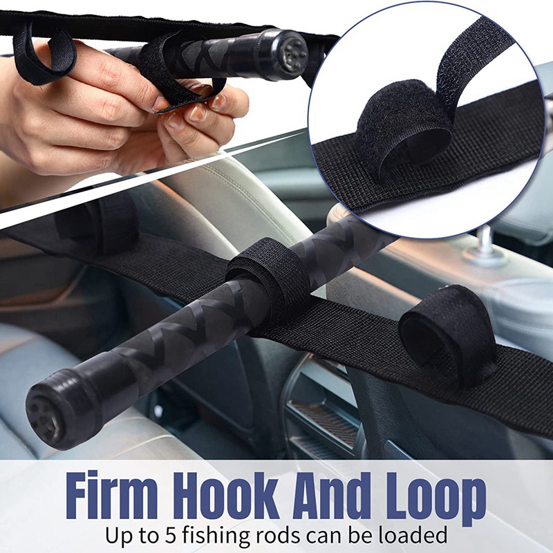 Set 4 Dây Đai Nylon Giữ Cần Câu Cá Trên Nóc Xe Hơi Có Thể Điều Chỉnh