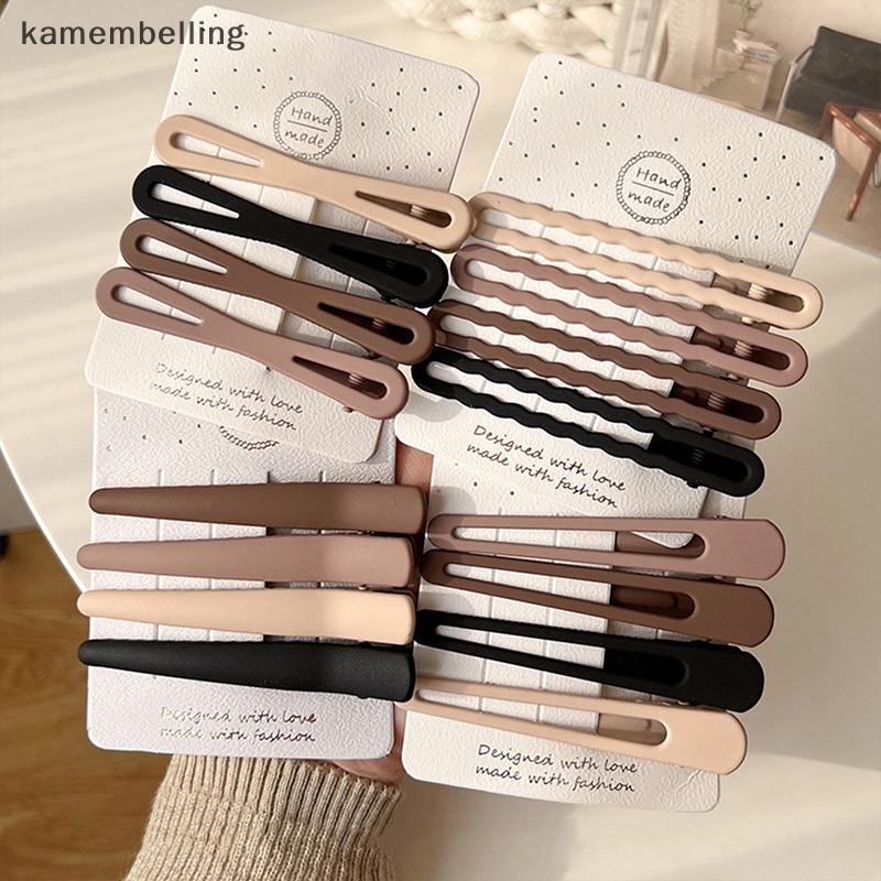 Set 3 / 4 Kẹp Tóc Thiết Kế Mới Thời Trang Theo Phong Cách Vintage Dành Cho Nữ