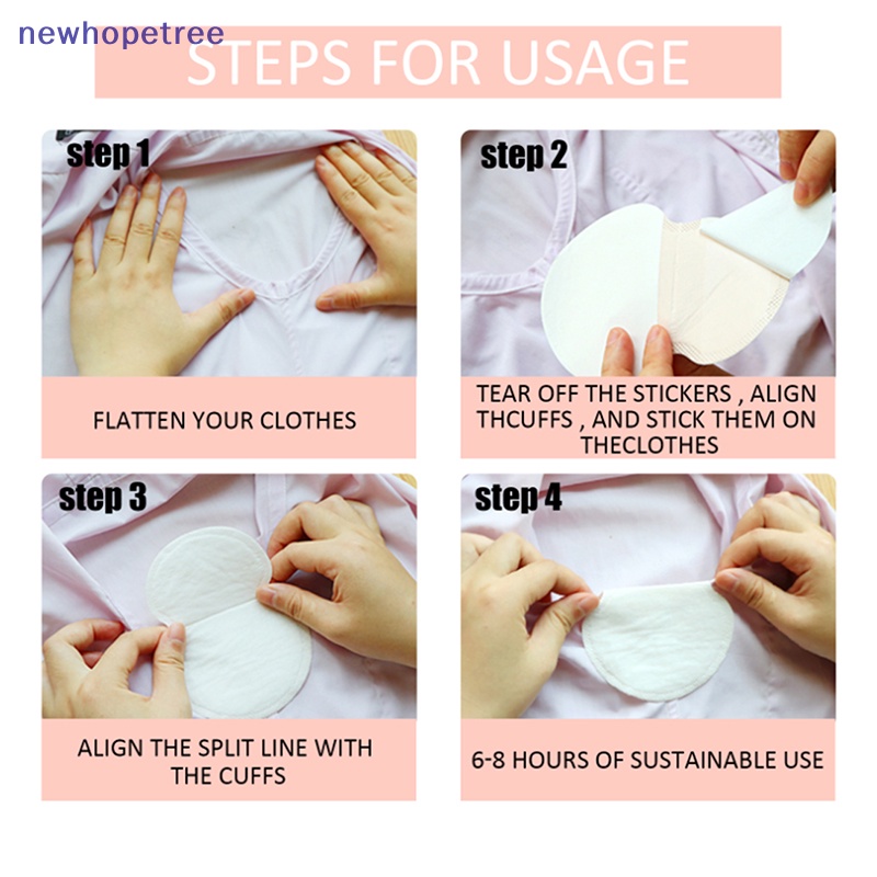 Set 20 Miếng Dán Thấm Hút Mồ Hôi Cho Vùng Da Dưới Cánh Tay