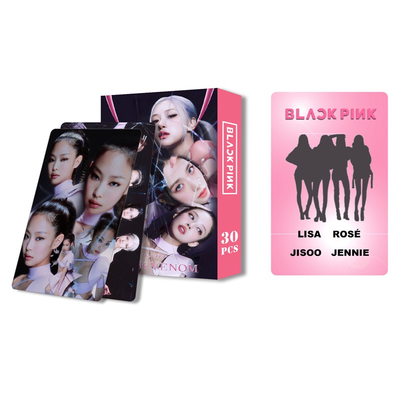 Hộp 30 Ảnh Lomo Card Nhóm Nhạc Kpop BLACK PINK
