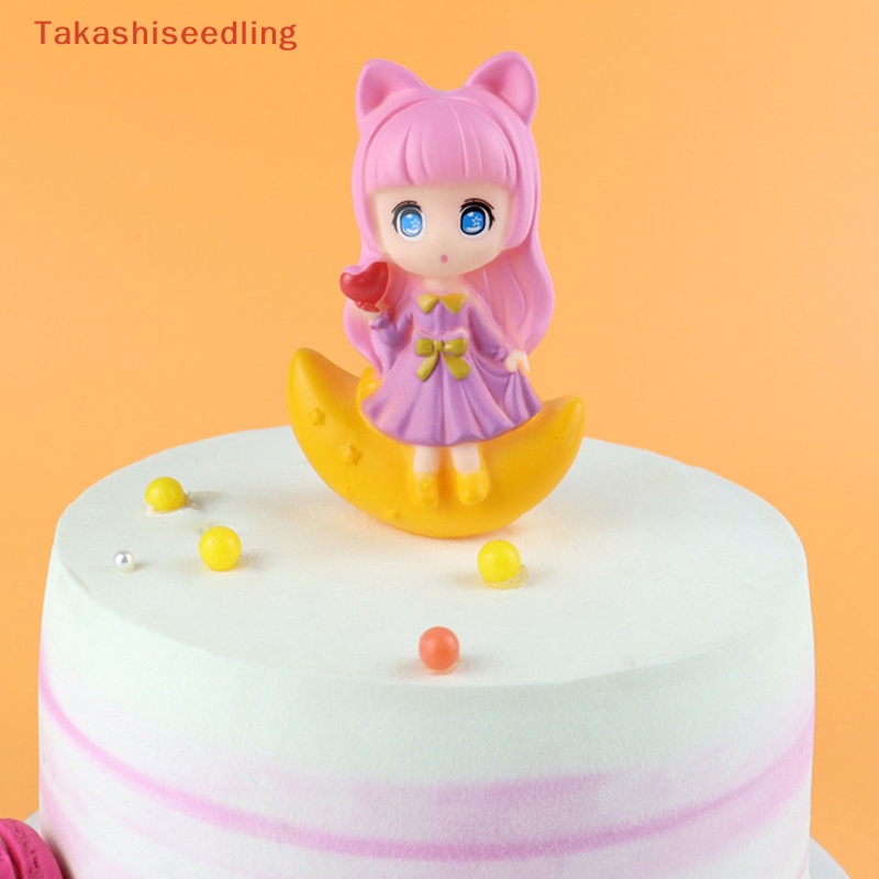 Đồ Chơi Trang Trí Bánh Kem Hình Đám Mây / Ngôi Sao / Mặt Trăng Hoạt Hình Dễ Thương Cho Bé Gái