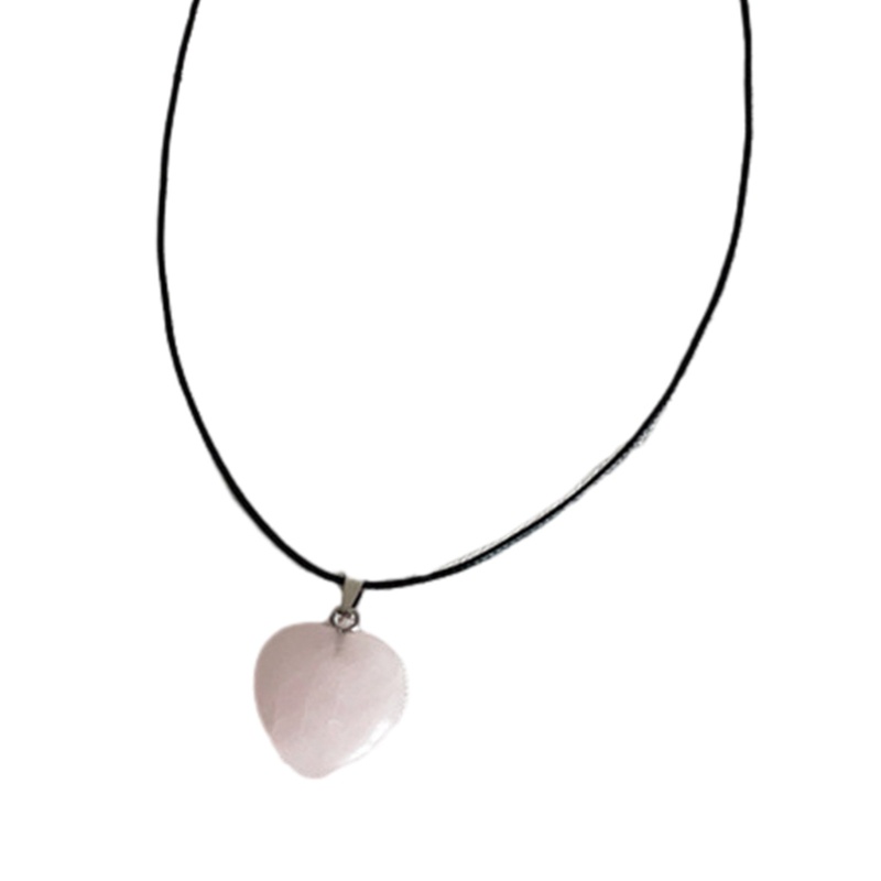 Vòng cổ Chuỗi Hạt Đá Ngọc Bích Tròn Phong Cách Vintage Cho Cặp Đôi