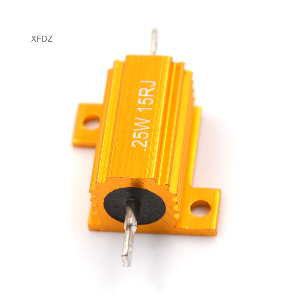 Điện Trở Mạ Vàng 25W 15 Ohm 5% Vỏ Nhôm Chuyên Dụng