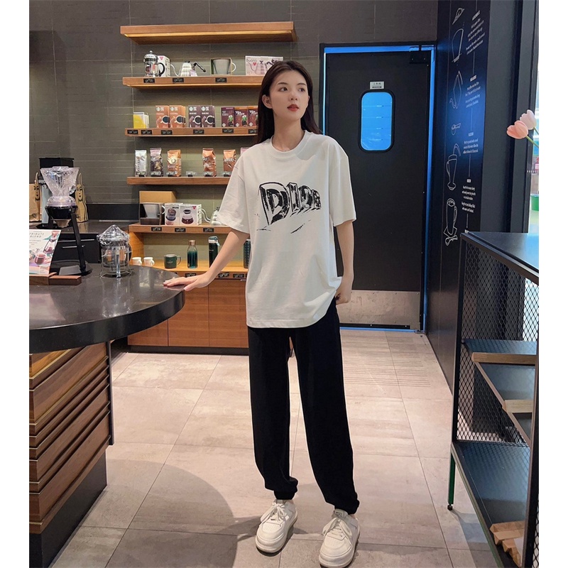 Áo Thun Ngắn Tay Họa Tiết graffiti D-I88- The New Fall23 Cá Tính Luyi54