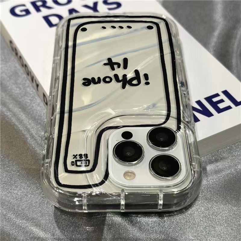 Ốp Điện Thoại Mềm Trong Suốt In Chữ Tiếng Anh Dễ Thương Cho Iphone 14Promax 1312 / 11 7 / 8plus xr / sins 2UCM