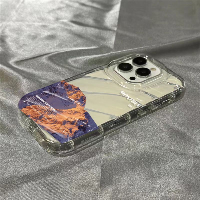 Ốp Điện Thoại Mềm Trong Suốt Phiên Bản Jinshan Dễ Thương Cho Iphone 14Promax 1312 / 11 7 / 8plus xr / sins YZUJ