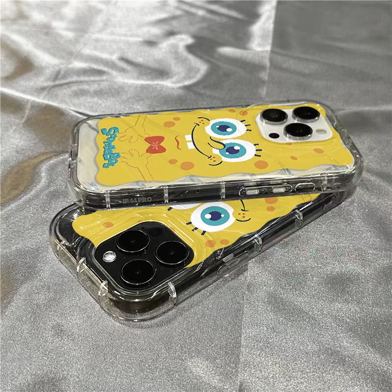 Ốp Điện Thoại Mềm Trong Suốt In Hình SpongeBob Cho Iphone 14Promax8Sins Plus HPEF 11 / xr 1312 / 7 / 14