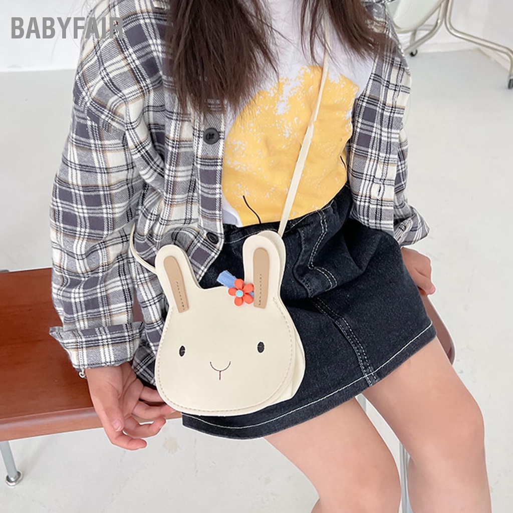 Babyfair Túi Đeo Vai Mini Có Dây Thể Điều Chỉnh Hoạt Hình Chú Thỏ Tiền  Xách Trẻ Em Cho Bé Gái