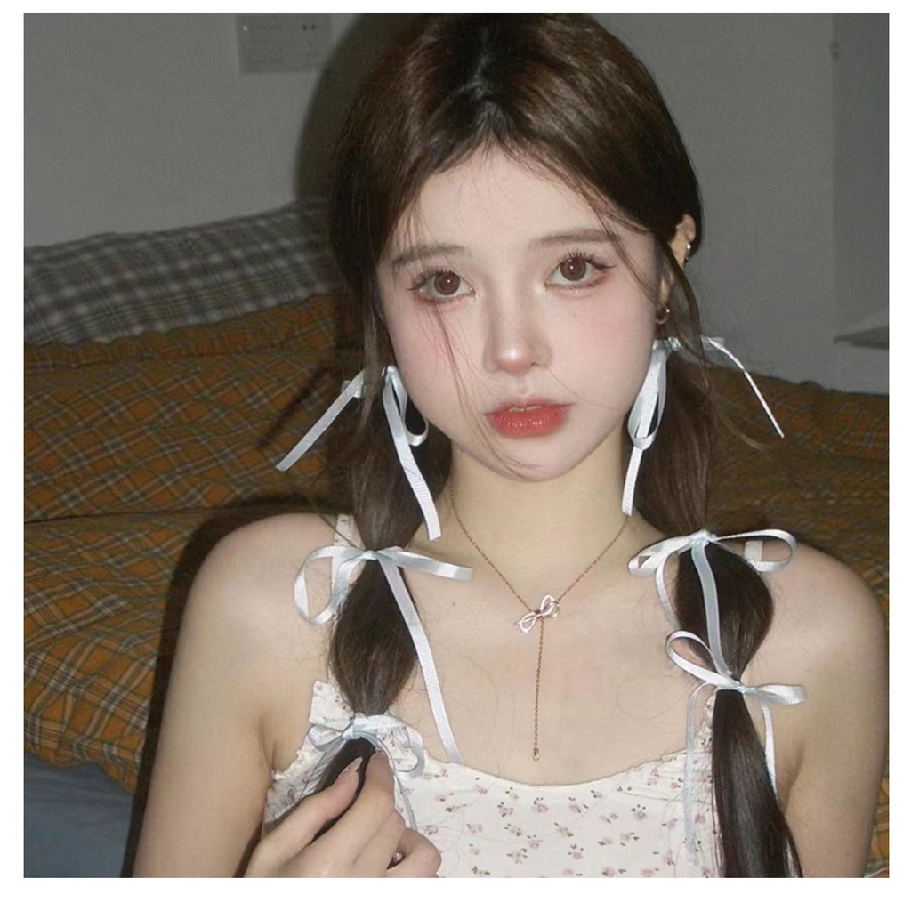 1 Cuộn Dây Ruy Băng Dài Thắt Tóc Phong Cách Lolita Ngọt Ngào Cho Nữ