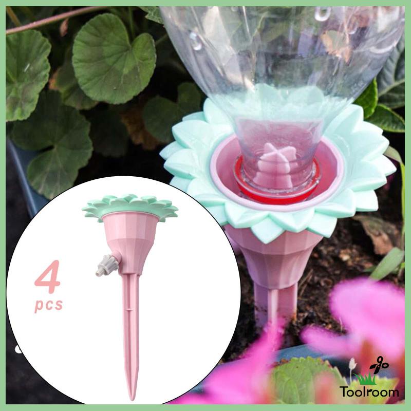 Set 4 Đầu Tưới Nước Tự Động Gắn Giỏ Cây Sân Vườn