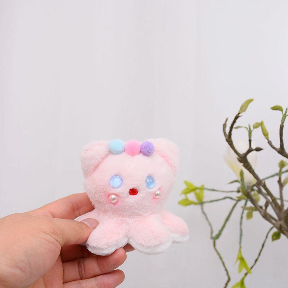 Móc Khóa Hình Bạch Tuộc Nhồi Bông Đáng Yêu