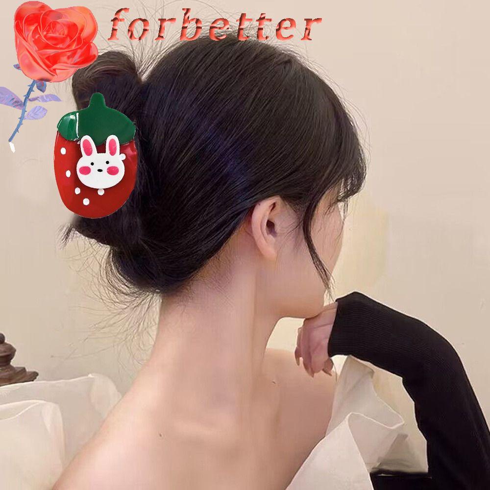 FORBETTER Kẹp Tóc Hình Cá Mập Hoạt Hình Dễ Thương Cho Nữ