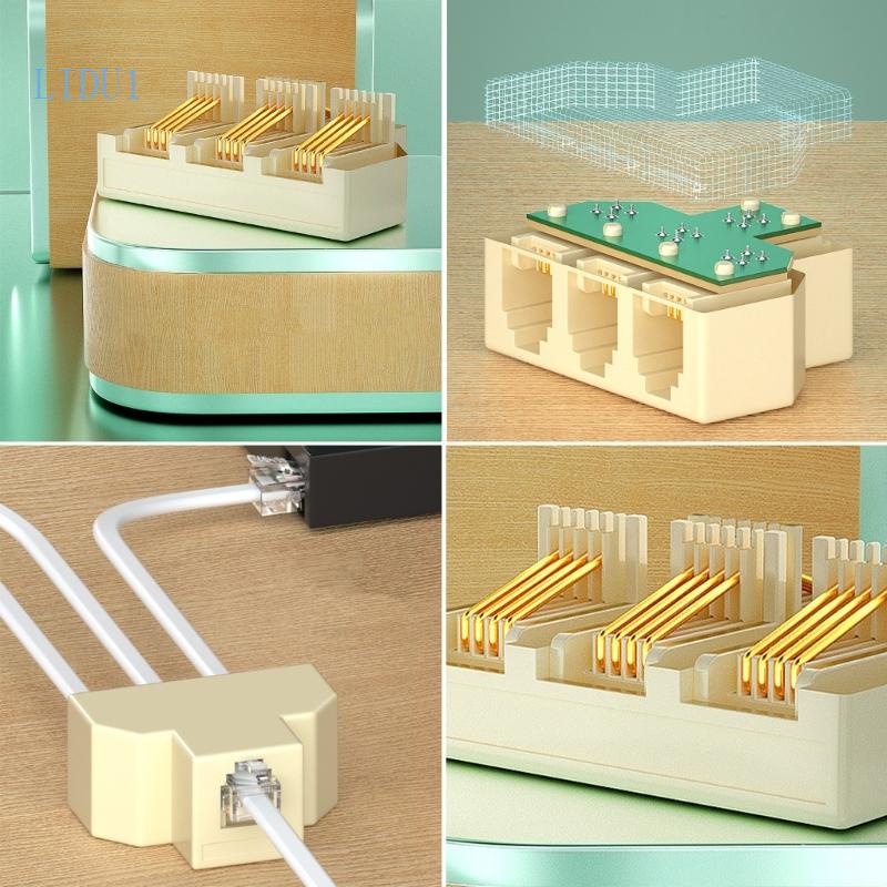 Bộ Chia Jack Cắm Điện Thoại LIDU1 Mạnh Mẽ Chống Nhiễu