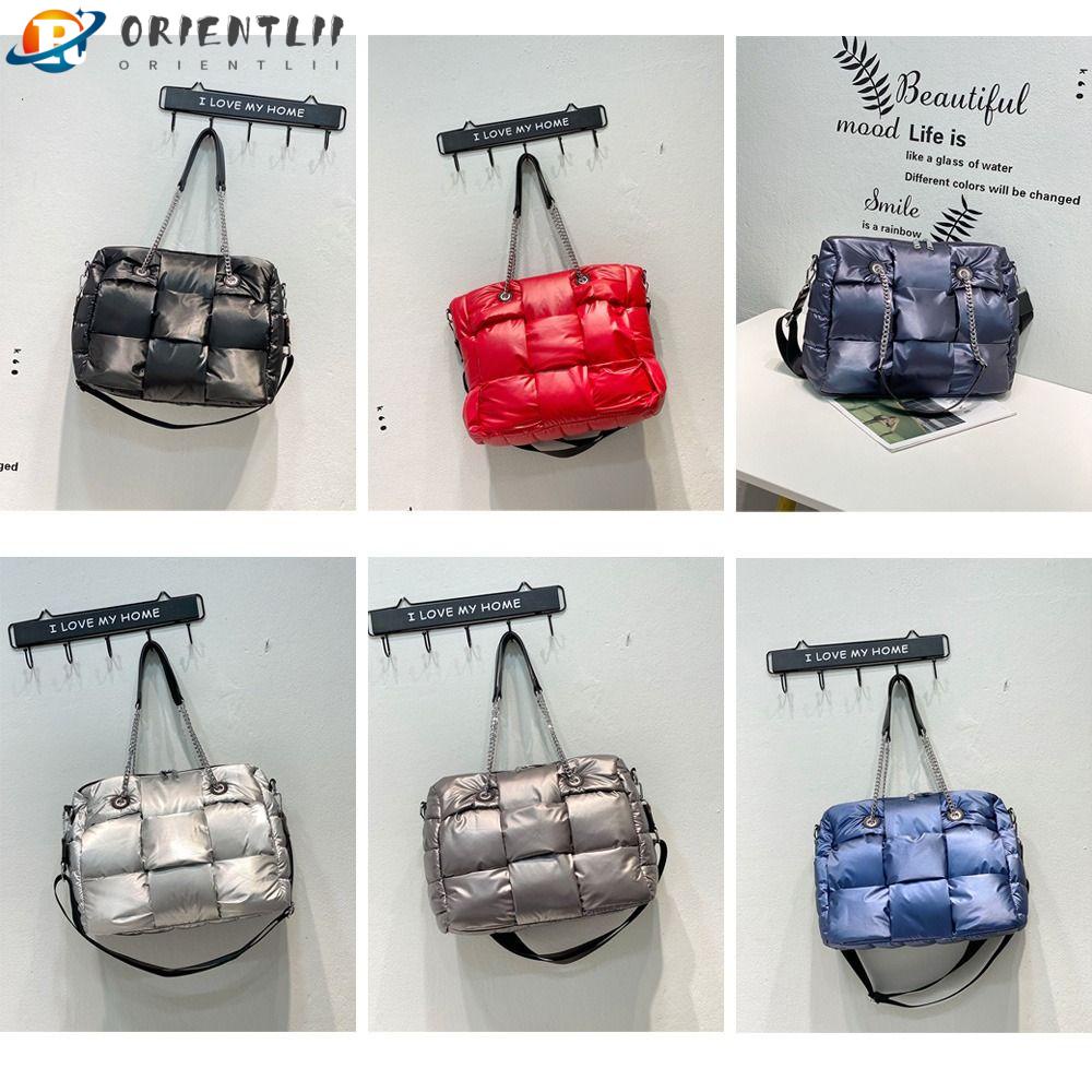 ORIENTLII Túi Xách Nữ Vải Lông Thời Trang Hàn