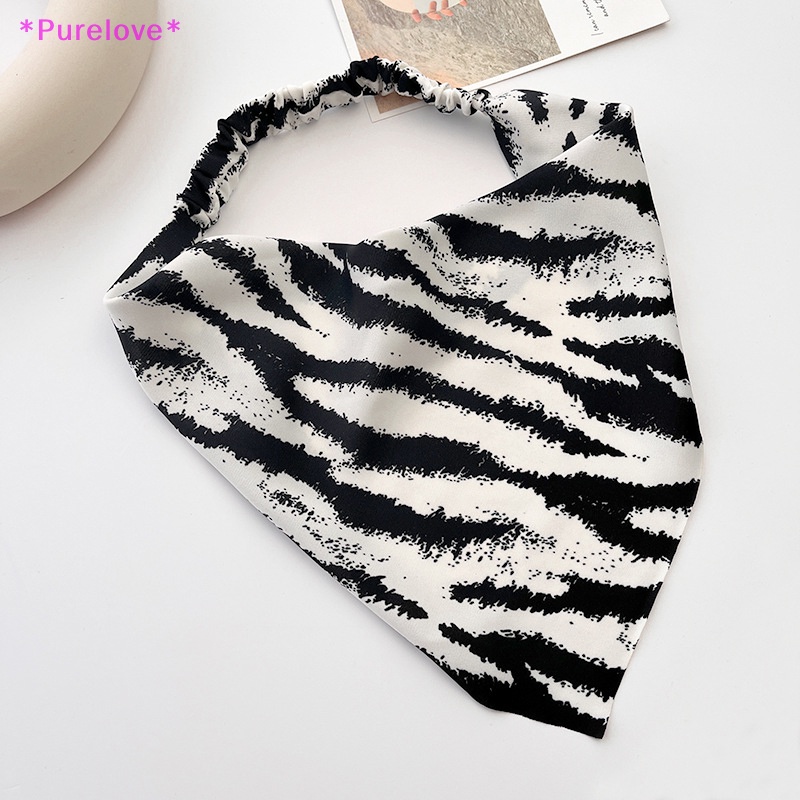 Băng Đô Co Giãn Họa Tiết Sọc Thời Trang Dành Cho Nữ Mới