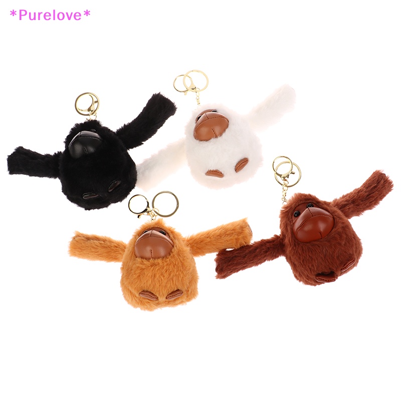 1 Móc Khóa Hình Khỉ Nhồi Bông Đáng Yêu Mới