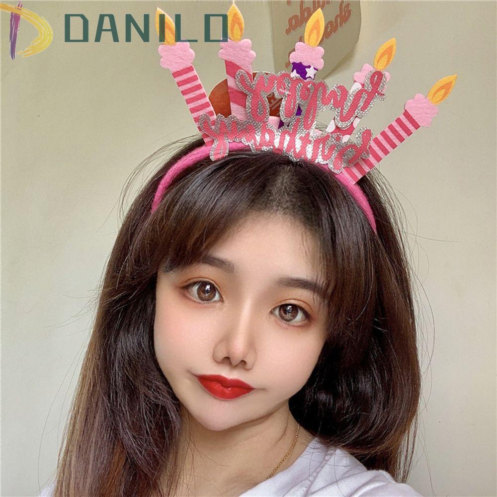 DANILO Băng Đô Cài Tóc Hình Vương Miện Dễ Thương Cho Bé Gái