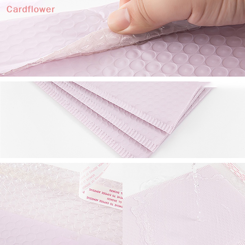 < Cardflower > 10 Túi Bì Thư Bong Bóng Tím Tự Đóng Gói Bảo Vệ Chống Rơi Bền Bỉ Quà Tặng Mới